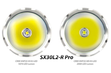 Image of EAGTAC SX30L2-R Pro Flashlight, XHP35 HD CW LED, 2000lm, Black, SX30L2R-XHP35-HD-PRO-CW