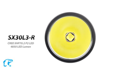 Image of EAGTAC SX30L3-R Flashlight, XHP70.2 CW LED, 4850lm, Black, SX30L3R-XHP702-REG-CW