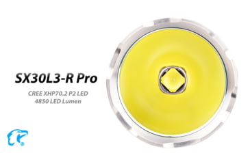 Image of EAGTAC SX30L3-R Pro Flashlight, XHP70.2 CW LED, 4850lm, Black, SX30L3R-XHP702-PRO-CW