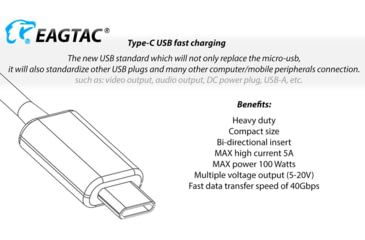 Image of EAGTAC T25V XHP70.2 Flashlight, 21700 5000mAh li-ion, NW LED, 2990 Lumen, Black, T25V-XHP702-NW