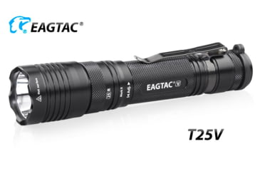 Image of EAGTAC T25V XHP70.2 Flashlight, 21700 5000mAh li-ion, NW LED, 2990 Lumen, Black, T25V-XHP702-NW