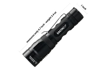Image of EAGTAC TX25C2 Flashlight, XP-L HI V2 NW LED, 1068lm, Black, TX25C2-XPLHI-BASE-NW