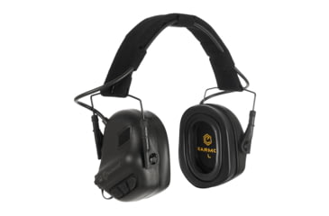 Image of Earmor Electronic Ear Muffs w/ Gel Earpads &amp; AUX Input, 22dB, Tactical Black, M31-BK PLUS