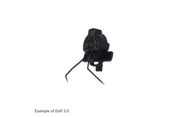 Image of Earmor M-LOK/MTEK Flux Helmet Rail Adapter Attachement Kit, Tactical Black, M13