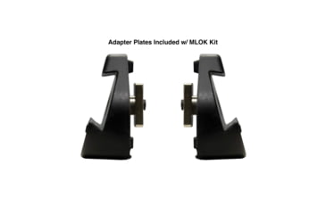 Image of Earmor M-LOK/MTEK Flux Helmet Rail Adapter Attachement Kit, Tactical Black, M13
