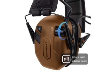 Image of Earmor Sport Shooting Electronic Ear Muffs w/ Gel Earpads Bluetooth, 82dB, Foliage Green, M300T-FG