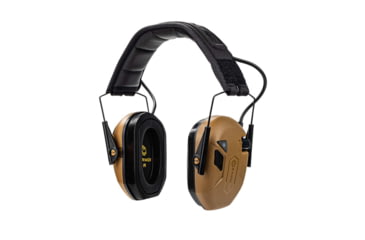 Image of Earmor Sport Shooting Electronic Ear Muffs w/ Gel Earpads Bluetooth, 82dB, Coyote Brown, M300T-CB