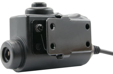 Image of Earmor Tactical PTT 3.5MM AUX Radio Application, Black, M51-AUX