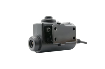 Image of Earmor Tactical PTT for MIL PRC Radio Applications, Tactical Black, M51-MIL