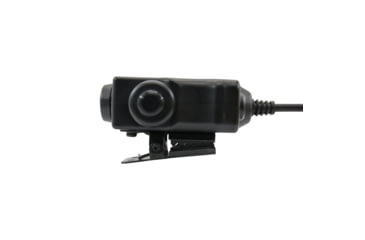 Image of Earmor Tactical PTT for MIL PRC Radio Applications, Tactical Black, M51-MIL