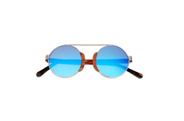 Image of Earth Anakena Sunglasses, Brown Frame, Blue Polarized Lens, Brown/Blue, One Size, ESG038R