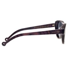 Image of Earth Coronado Ebony Wood Sunglasses, Plum Stripe Wood, ESG019BB