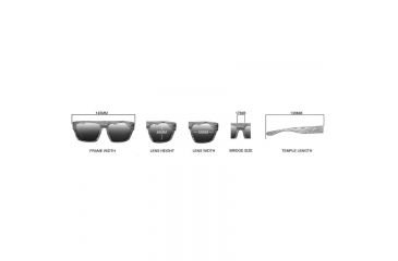 Image of Earth Hermosa Ebony Wood Sunglasses, Red Stripe Wood, ESG097RB