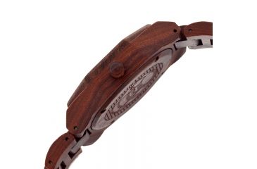 Image of Earth Medullary Ray Wooden Watch, Red, Unisex ETHEW1903
