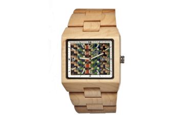 Image of Earth Rhizomes Series Wood Watch, Khaki/Tan ETHEW1205