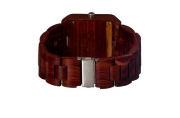 Image of Earth Rhizomes Series Wood Watch, Red ETHEW1207
