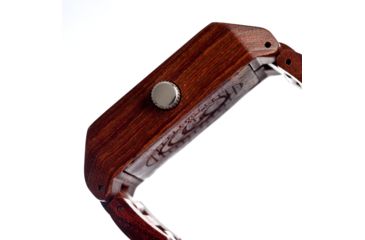 Image of Earth Rhizomes Series Wood Watch, Red ETHEW1207