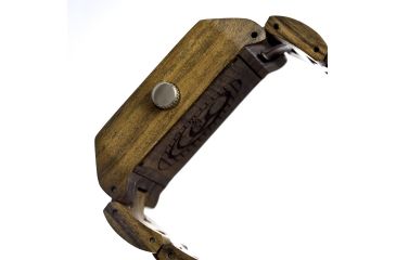 Image of Earth Rhizomes Series Wood Watch, Olive ETHEW1208