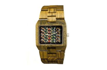 Image of Earth Rhizomes Series Wood Watch, Olive ETHEW1208