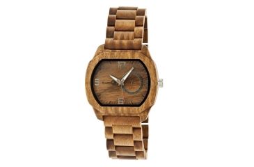 Image of Earth Wood Scaly Bracelet Watches w/Date, Olive, One Size, ETHEW2104