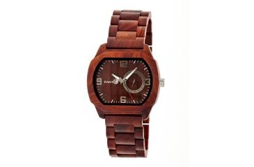 Image of Earth EW2103 Scaly Watch, 46mm, Red Strap, Red Dial ETHEW2103