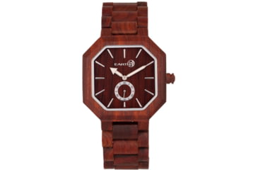 Image of Earth Wood Acadia Bracelet Watch, Red, One Size, ETHEW4703
