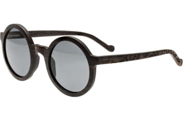 Image of Earth Wood Canary Polarized Sunglass, Ebony/Black, One Size, ESG040E