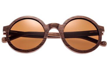 Image of Earth Wood Canary Polarized Sunglass, Red Rosewood/Brown, One Size, ESG040R