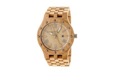 Image of Earth Wood Inyo Bracelet Watch w/ Date, Khaki/Tan, Standard ETHEW3201