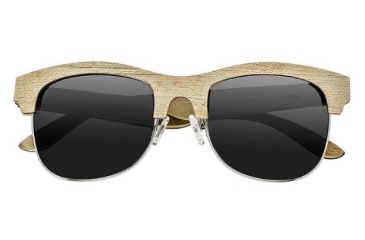 Image of Earth Dade Sunglasses, Bamboo Ebony Wood Frame, Brown Lens, ESG088BE