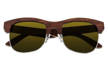 Image of Earth Dade Sunglasses, Rosewood Bamboo Wood Frame, Brown Lens, ESG088RB