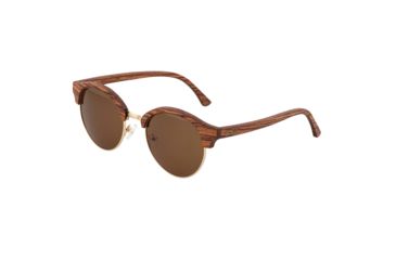 Image of Earth Misty Polarized Sunglasses - Unisex, Cherry/Brown, One Size, ESG049CG