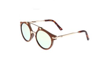 Image of Earth Petani Polarized Sunglasses, Annato/Gold-Green, One Size, ESG034AN