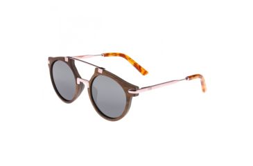 Image of Earth Petani Polarized Sunglasses, Black Walnut/Black, One Size, ESG034BW
