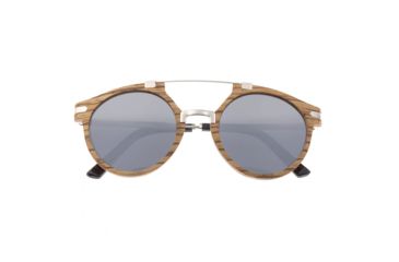 Image of Earth Petani Polarized Sunglasses, Zebra/Silver, One Size, ESG034ZW