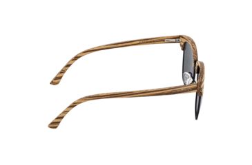 Image of Earth Sassel Polarized Sunglasses - Unisex, Zebrawood/Black, One Size, ESG045ZB