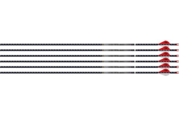 Image of Easton 4mm FMJ 300 Arrows w/2in Blazer Vanes, 6 Pack, 32.5in, 11.7 GPI, .003in Straightness, 930154