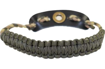 Image of Easton Wrist Sling Diamond Paracord Wide Braid, Camo Green, 122902