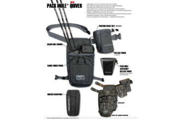 Image of Easton Pack Mule Quiver, Black, 502643