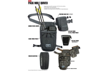 Image of Easton Pack Mule Quiver, Mossy Oak Bottomland, 1006615