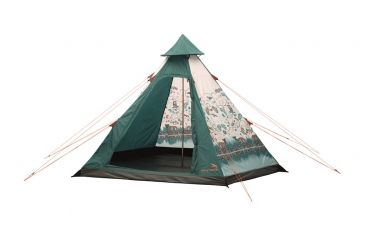 Image of Easy Camp 4-Person Carnival Tipi Tent, Light/Dark Blue, 5709388080158