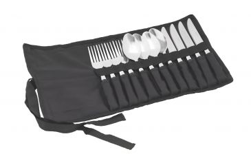 Image of Easy Camp Family Cutlery, Black/Silver 580034