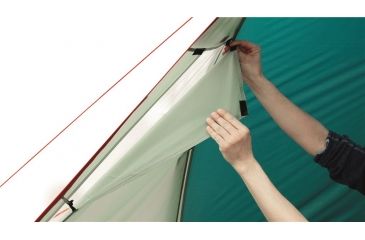 Image of Easy Camp 4-Person Galaxy 400 Tunnel Tent, 2 Rooms, Light/Dark Blue, 5709388076533