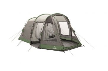 Image of Easy Camp Huntsville 400 Tunnel Tent - 4 Person, 3 Rooms, Light/Dark Blue 120265