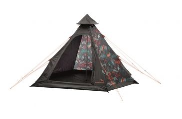 Image of Easy Camp 4-Person Carnival Tipi Tent, Light/Dark Blue, 5709388080189