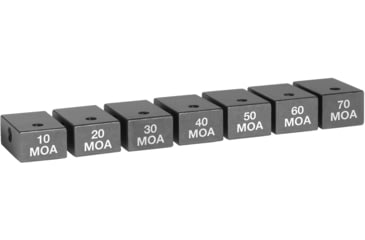 Image of EAW Black Line Adjustable 0-70 MOA Scope Mount, Tube Diameter 30mm, Height 22mm, Screw, Black, Small, 482033022021070