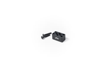 Image of EAW German Tactical Mount Elevation Block, Hole Distance 10mm, Angeled Mount, Height 15mm, Black, 60007
