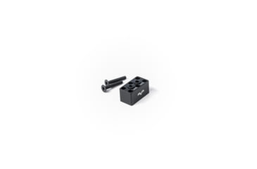 Image of EAW German Tactical Mount Elevation Block, Hole Distance 10mm, Angeled Mount, Height 15mm, Black, 60007