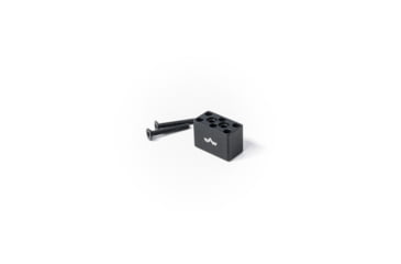 Image of EAW German Tactical Mount Elevation Block, Hole Distance 10mm, Angeled Mount, Height 20mm, Black, 60008