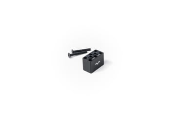 Image of EAW German Tactical Mount Elevation Block, Hole Distance 10mm, Angeled Mount, Height 20mm, Black, 60008